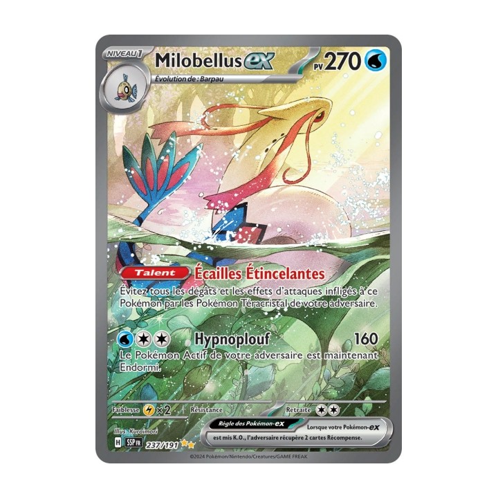 Milobellus ex (SSP 237/191) - Carte Pokémon Étincelles Déferlantes EV08