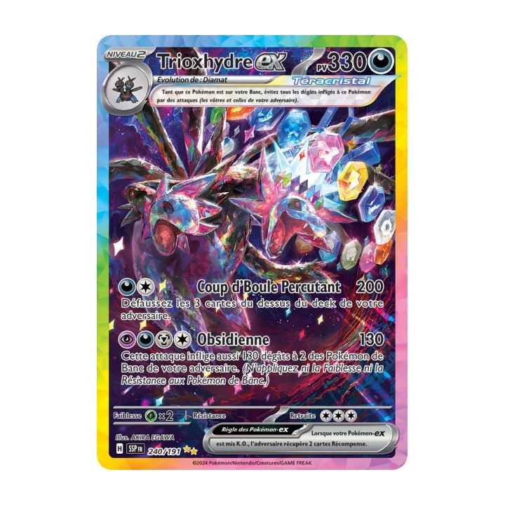 Trioxhydre ex (SSP 240/191) - Carte Pokémon Étincelles Déferlantes EV08