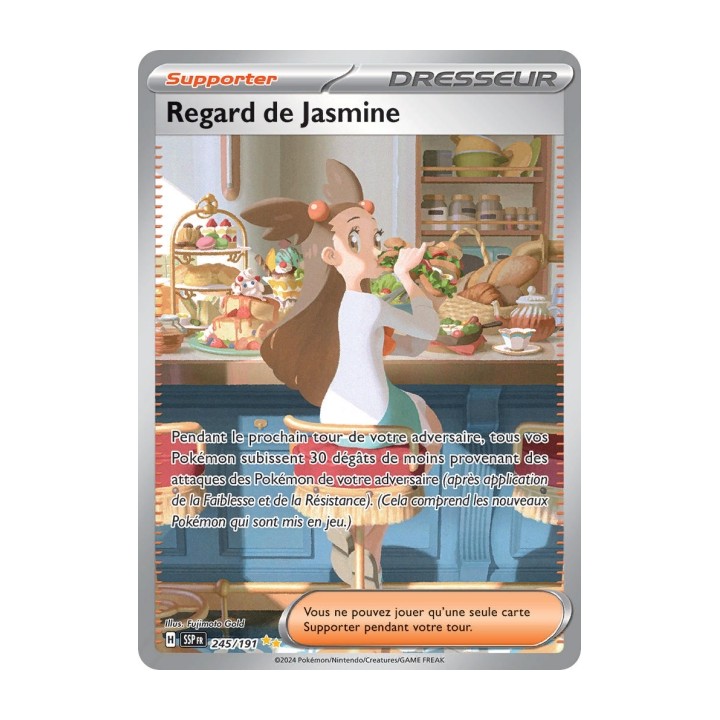 Regard de Jasmine (SSP 245/191) - Carte Pokémon Étincelles Déferlantes EV08