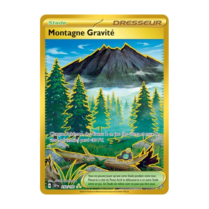 Montagne Gravité (SSP 250/191) - Carte Pokémon Étincelles Déferlantes EV08