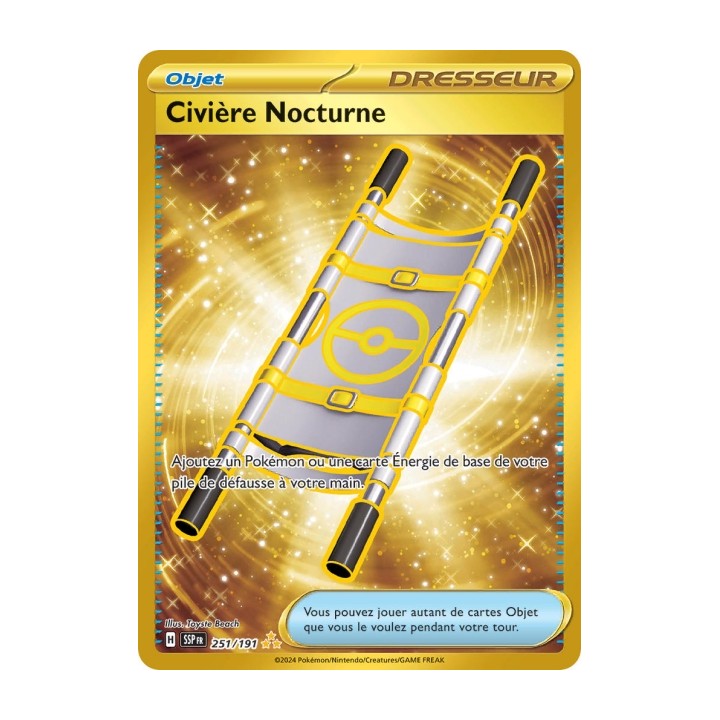 Civière Nocturne (SSP 251/191) - Carte Pokémon Étincelles Déferlantes EV08