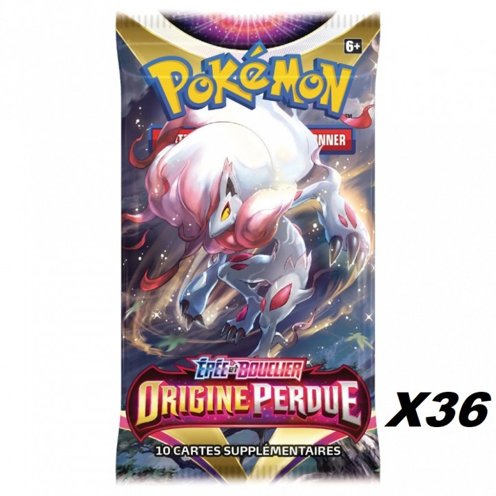 Pokémon - Lot de 36 Boosters EB11 : Origine Perdue