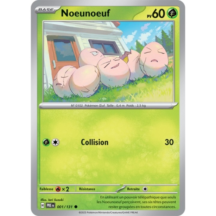 Pokémon - Noeunoeuf (PRE 001/131) - Évolutions Prismatiques