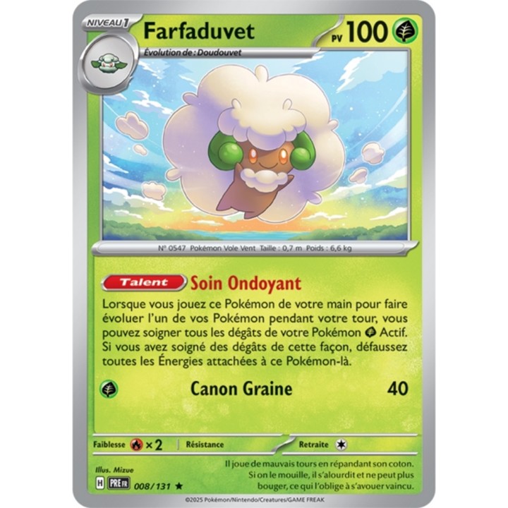 Pokémon - Farfaduvet (PRE 008/131) - Évolutions Prismatiques