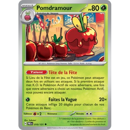 Pokémon - Pomdramour (PRE 010/131) - Évolutions Prismatiques