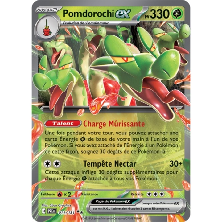 Pokémon - Pomdorochi ex (PRE 011/131) - Évolutions Prismatiques