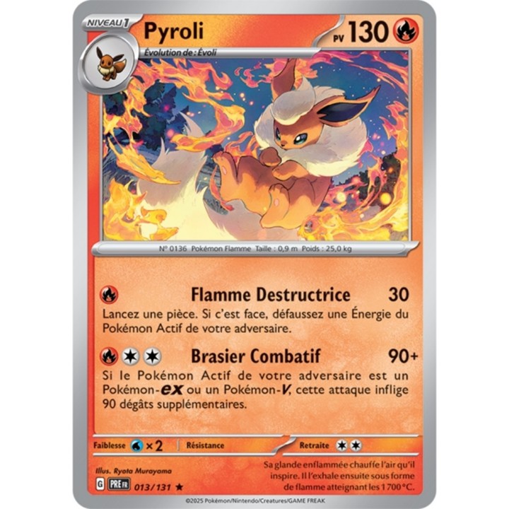 Pokémon - Pyroli (PRE 013/131) - Évolutions Prismatiques