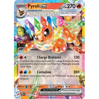 Pokémon - Pyroli ex (PRE 014/131) - Évolutions Prismatiques