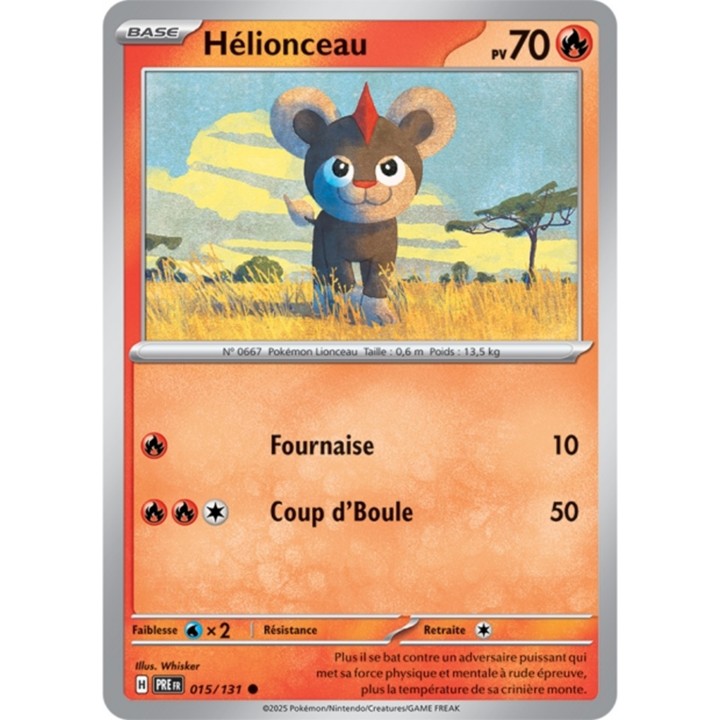 Pokémon - Hélionceau (PRE 015/131) - Évolutions Prismatiques