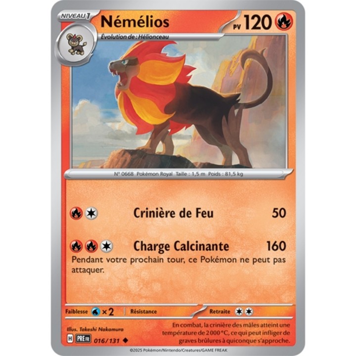 Pokémon - Némélios (PRE 016/131) - Évolutions Prismatiques