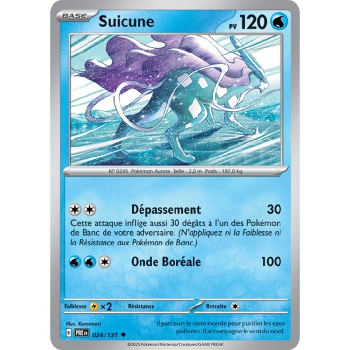 Pokémon - Suicune (PRE 024/131) - Évolutions Prismatiques