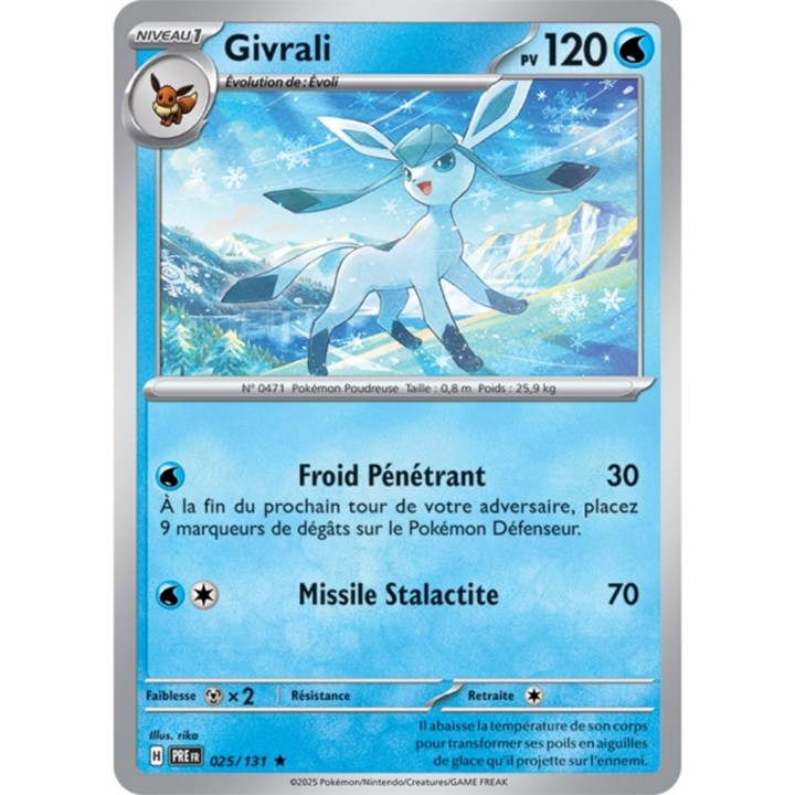 Pokémon - Givrali (PRE 025/131) - Évolutions Prismatiques