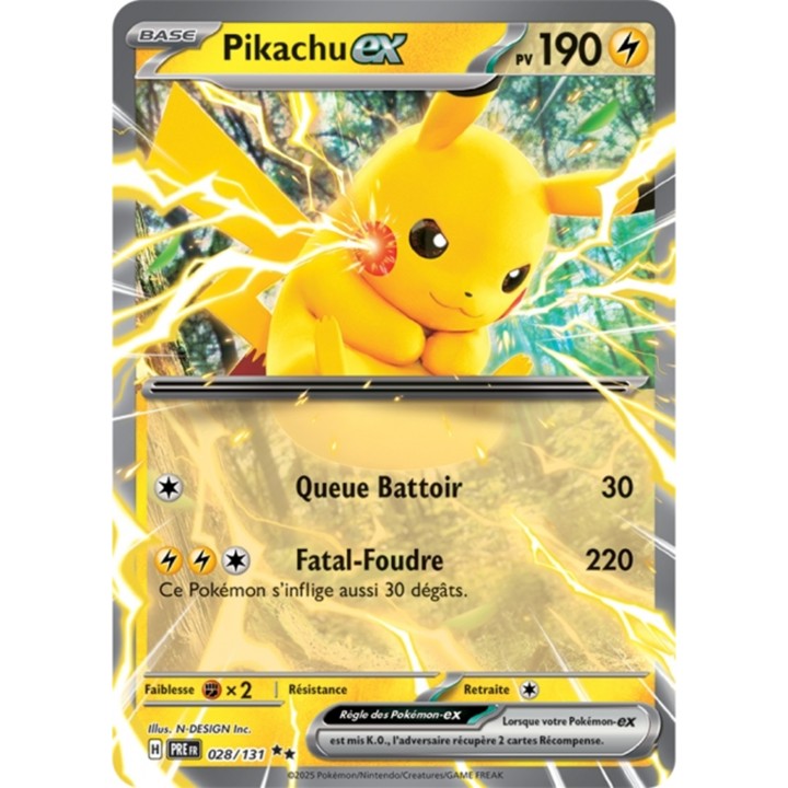 Pokémon - Pikachu ex (PRE 028/131) - Évolutions Prismatiques