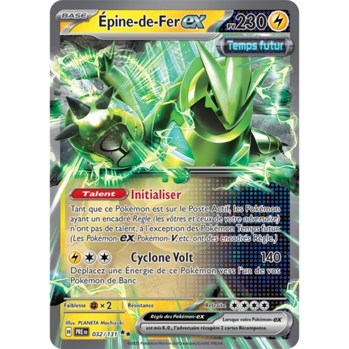 Pokémon - Épine-de-Fer ex (PRE 032/131) - Évolutions Prismatiques