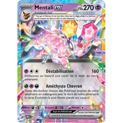 Pokémon - Mentali ex (PRE 034/131) - Évolutions Prismatiques