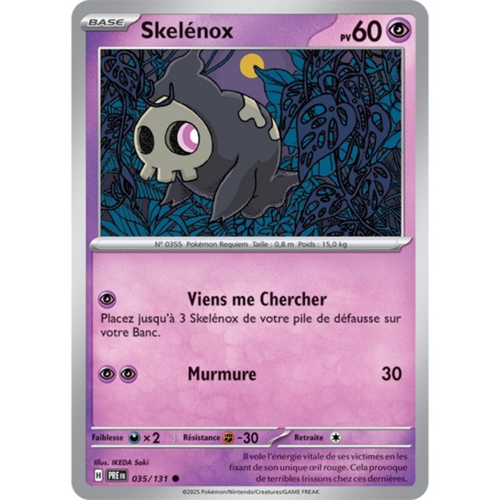 Pokémon - Skelénox (PRE 035/131) - Évolutions Prismatiques