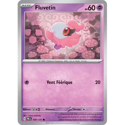 Pokémon - Fluvetin (PRE 038/131) - Évolutions Prismatiques