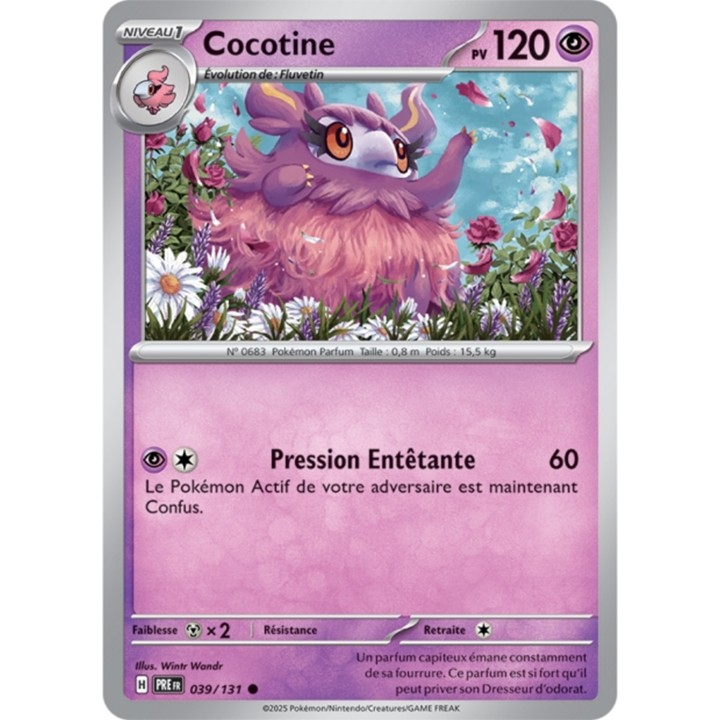 Pokémon - Cocotine (PRE 039/131) - Évolutions Prismatiques