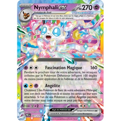 Pokémon - Nymphali ex (PRE 041/131) - Évolutions Prismatiques