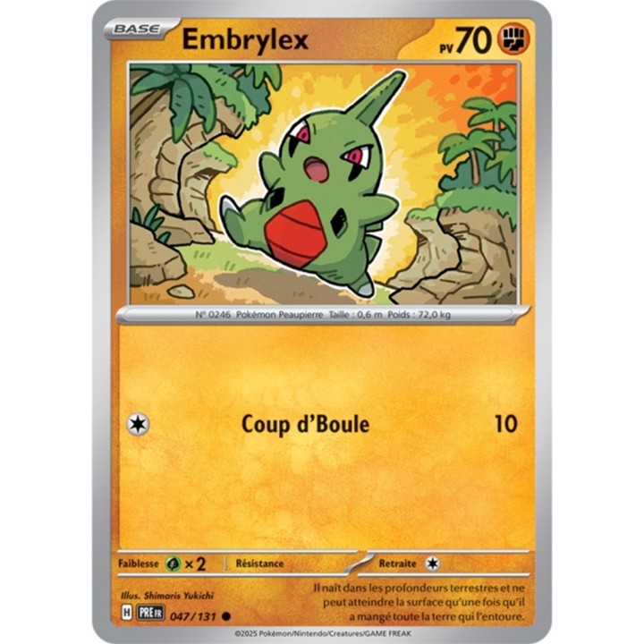 Pokémon - Embrylex (PRE 047/131) - Évolutions Prismatiques