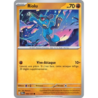 Pokémon - Riolu (PRE 050/131) - Évolutions Prismatiques