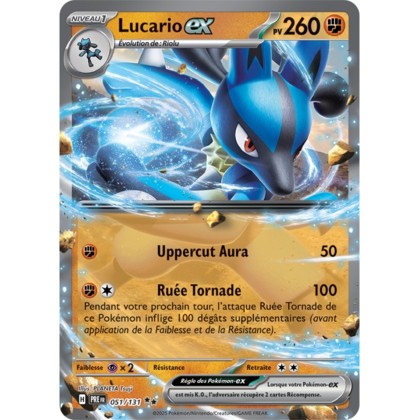 Pokémon - Lucario ex (PRE 051/131) - Évolutions Prismatiques