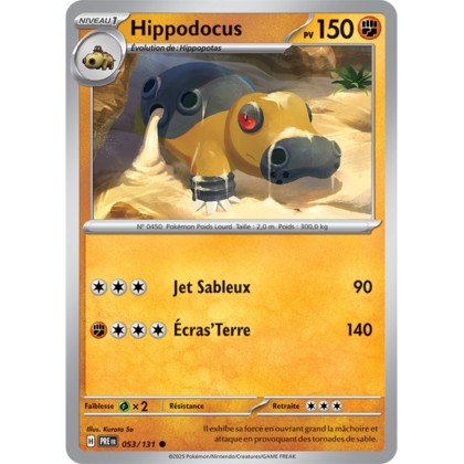 Pokémon - Hippodocus (PRE 053/131) - Évolutions Prismatiques