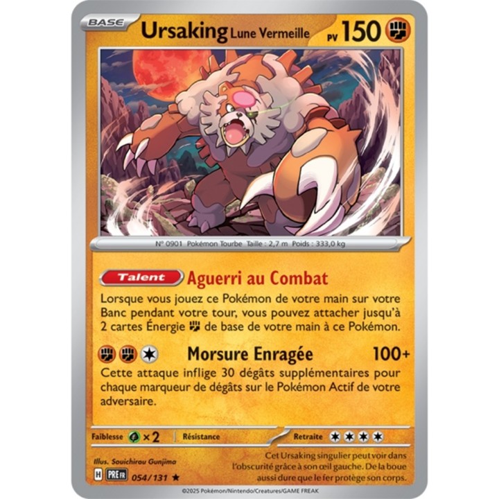 Pokémon - Ursaking Lune Vermeille (PRE 054/131) - Évolutions Prismatiques