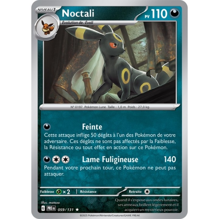 Pokémon - Noctali (PRE 059/131) - Évolutions Prismatiques