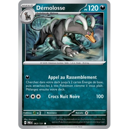 Pokémon - Démolosse (PRE 063/131) - Évolutions Prismatiques