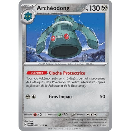 Pokémon - Archéodong (PRE 067/131) - Évolutions Prismatiques