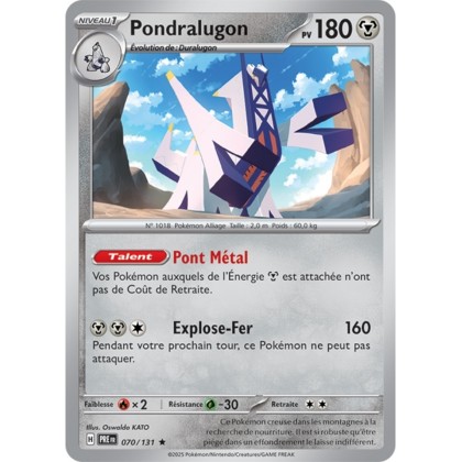 Pokémon - Pondralugon (PRE 070/131) - Évolutions Prismatiques