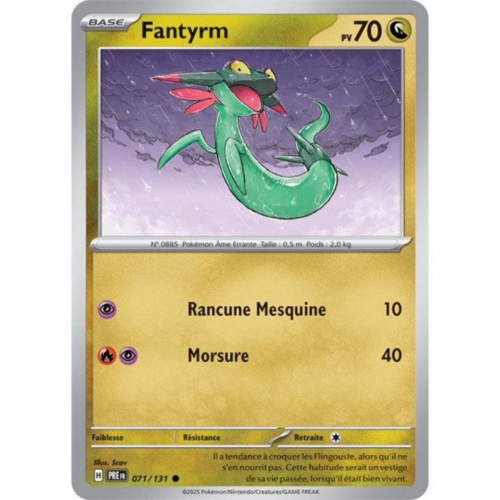 Pokémon - Fantyrm (PRE 071/131) - Évolutions Prismatiques