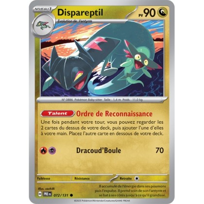 Pokémon - Dispareptil (PRE 072/131) - Évolutions Prismatiques