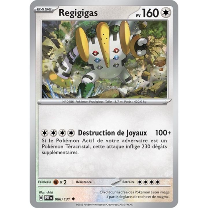 Pokémon - Regigigas (PRE 086/131) - Évolutions Prismatiques