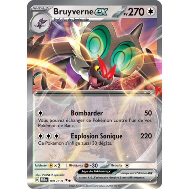 Pokémon - Bruyverne ex (PRE 091/131) - Évolutions Prismatiques