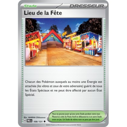 Pokémon - Lieu de la Fête (PRE 108/131) - Évolutions Prismatiques