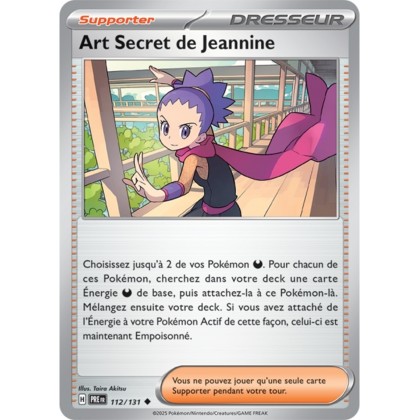 Pokémon - Art Secret de Jeannine (PRE 112/131) - Évolutions Prismatiques