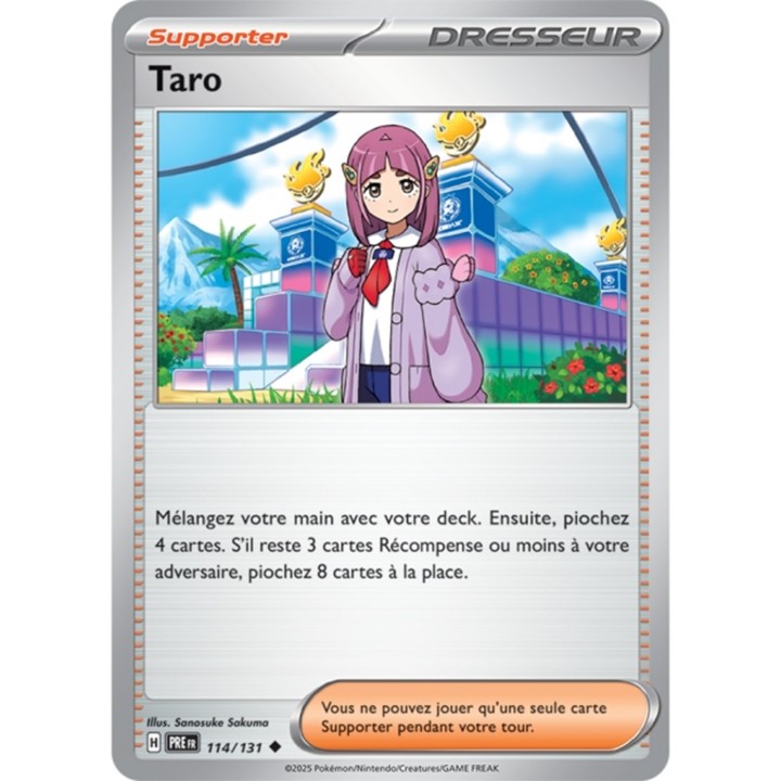 Pokémon - Taro (PRE 114/131) - Évolutions Prismatiques