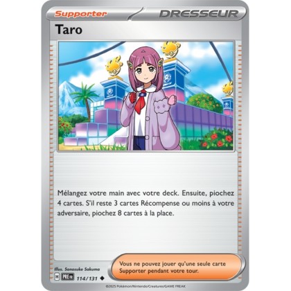 Pokémon - Taro (PRE 114/131) - Évolutions Prismatiques