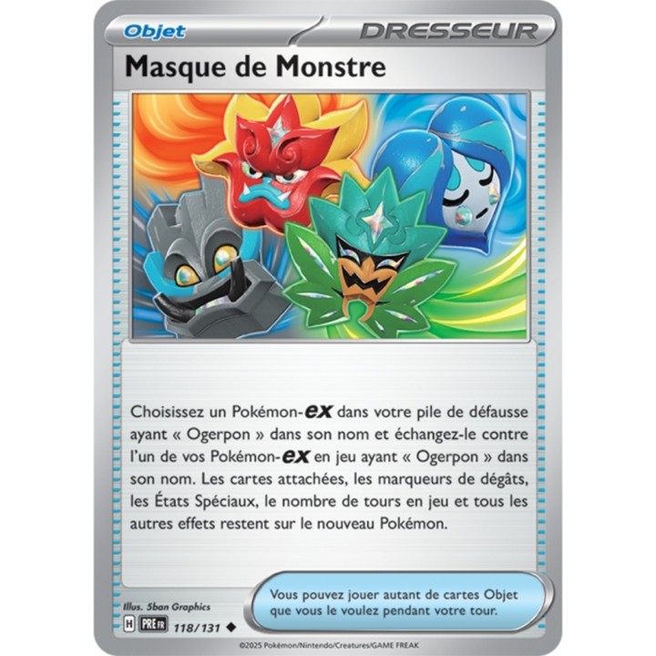 Pokémon - Masque de Monstre (PRE 118/131) - Évolutions Prismatiques