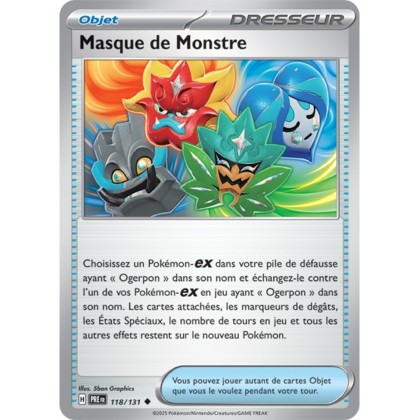 Pokémon - Masque de Monstre (PRE 118/131) - Évolutions Prismatiques