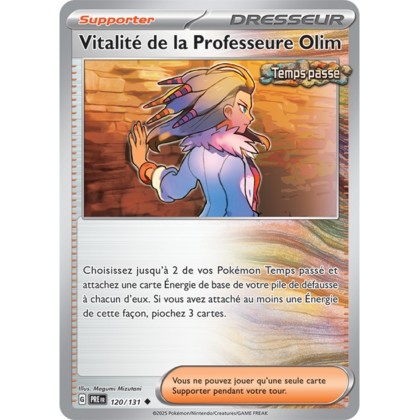 Pokémon - Vitalité de la Professeure Olim (PRE 120/131) - Évolutions Prismatiques