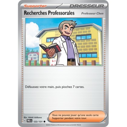 Pokémon - Recherches Professorales - Professor Chen (PRE 122/131) - Évolutions Prismatiques