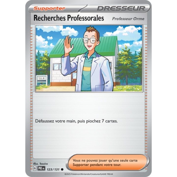 Pokémon - Recherches Professorales - Professeur Orme (PRE 123/131) - Évolutions Prismatiques