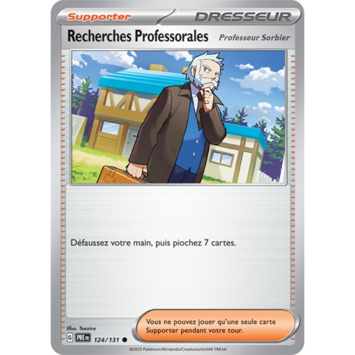 Pokémon - Recherches Professorales - Professeur Sorbier (PRE 124/131) - Évolutions Prismatiques