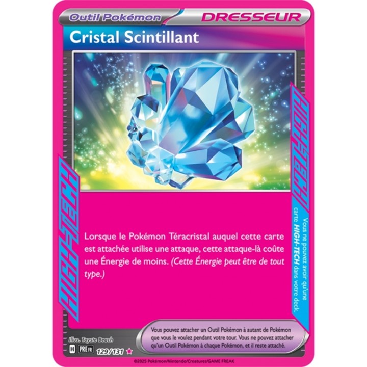 Pokémon - Cristal Scintillant (PRE 129/131) - Évolutions Prismatiques