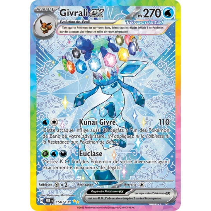 Pokémon - Givrali ex (PRE 150/131) - Évolutions Prismatiques