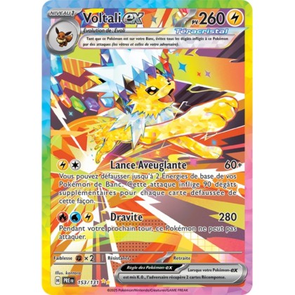 Pokémon - Voltali ex (PRE 153/131) - Évolutions Prismatiques