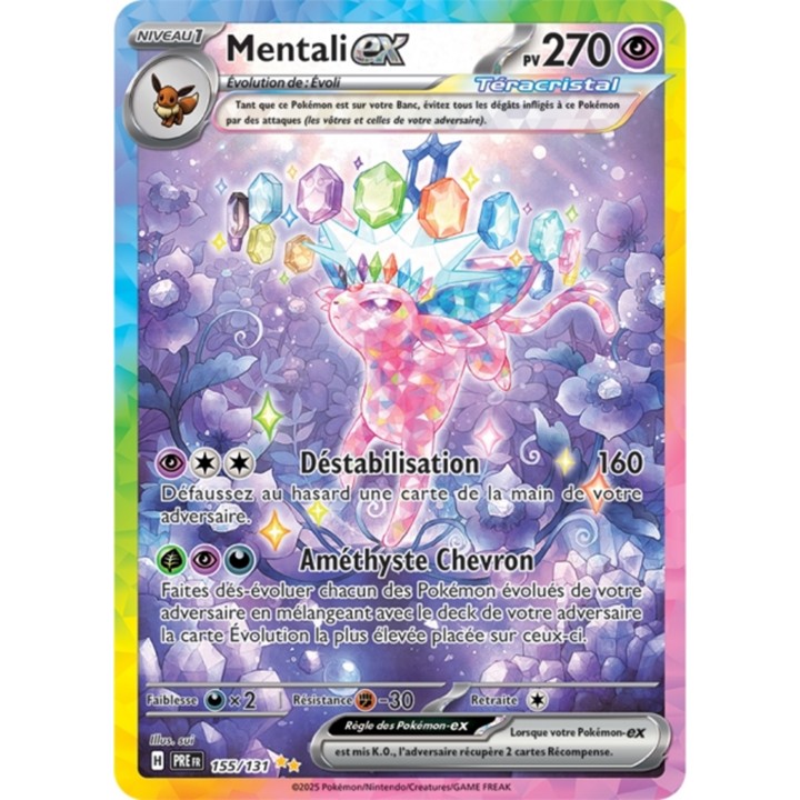 Pokémon - Mentali ex (PRE 155/131) - Évolutions Prismatiques